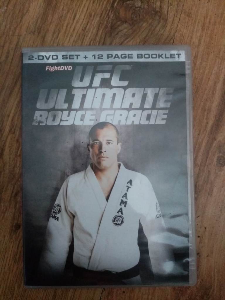 UFC Ultimate Royce Gracie DVD Brazilian Jiu Jitsu Judo Wrestling mixed martial arts BJJ MMA 