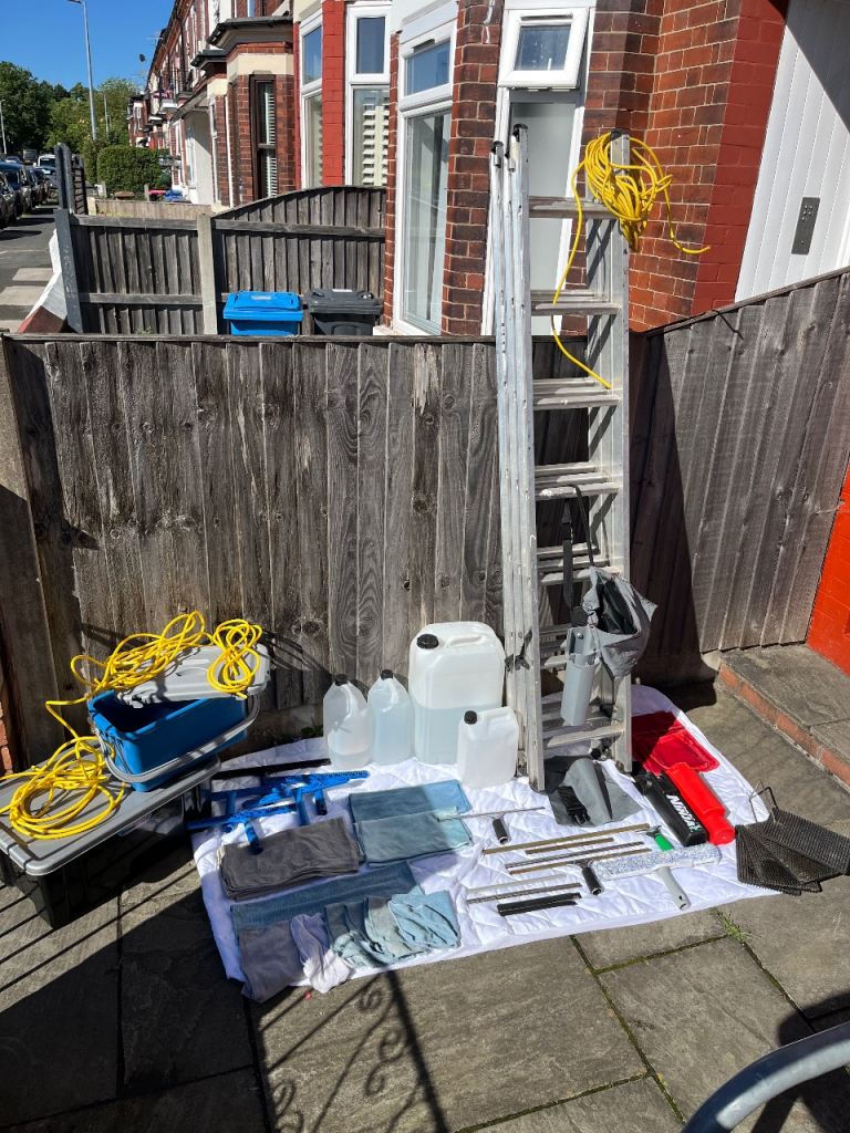 COMPLETE TRADITIONAL WINDOW CLEANING SETUP - READY TO GO £275