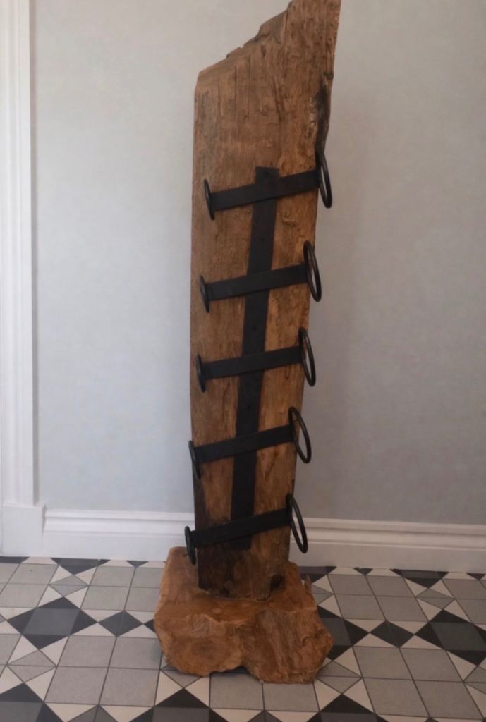 Stunning wood wine rack 