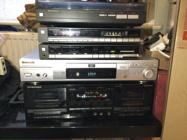 Hifi midi system Panasonic +pioneer cassette deck 