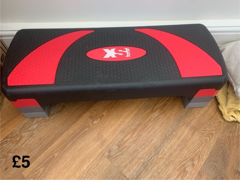XS Sports Aerobic Stepper – Black/Red, Good Condition
