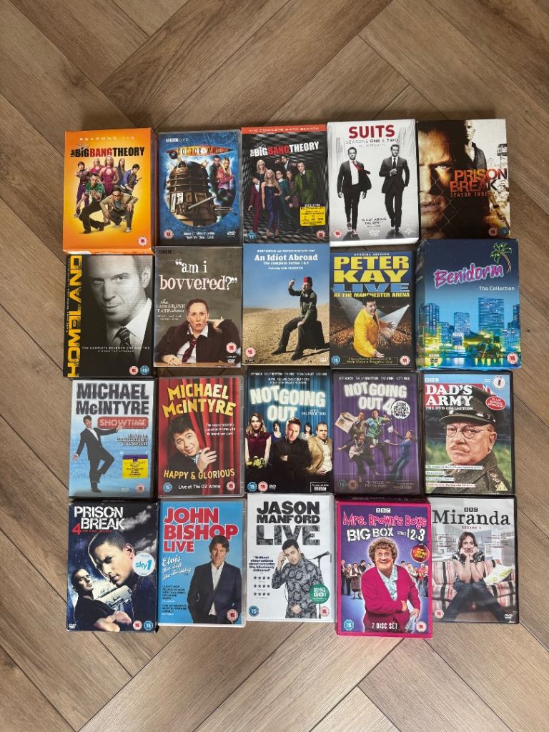 Mixed Bundle of 20 DVD Boxsets, Compilations, Comedy