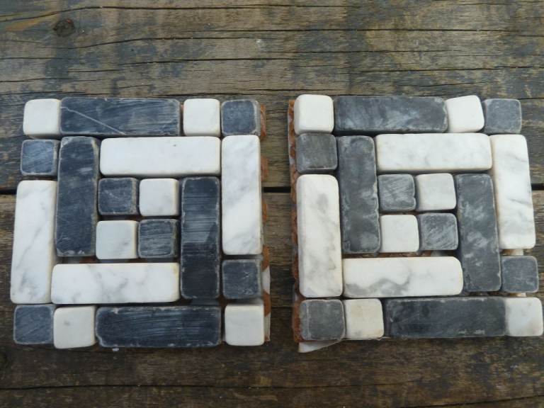 Marble Mosaic Tiles Quantity 75 Size 10cms x 10cms