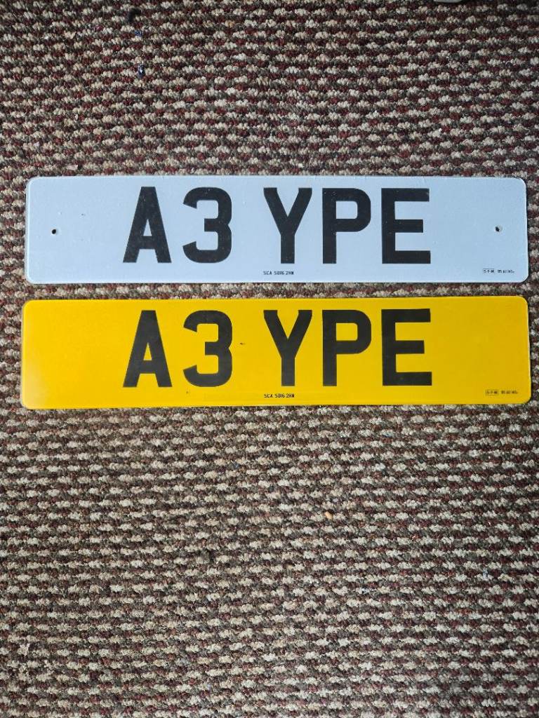 A3 YPE on retention certificate A3 YPE