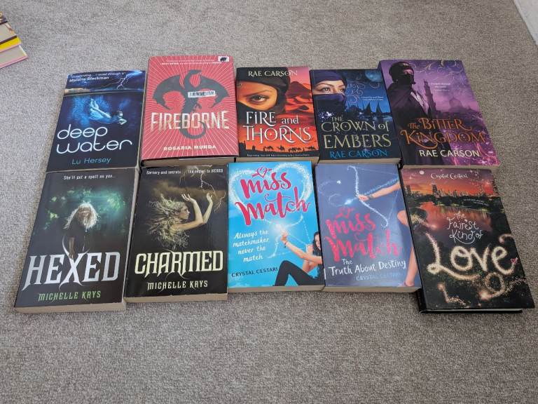 Young Adult Fantasy Book Bundle - Rae Carson, Rosaria Munda, Liz Hersey