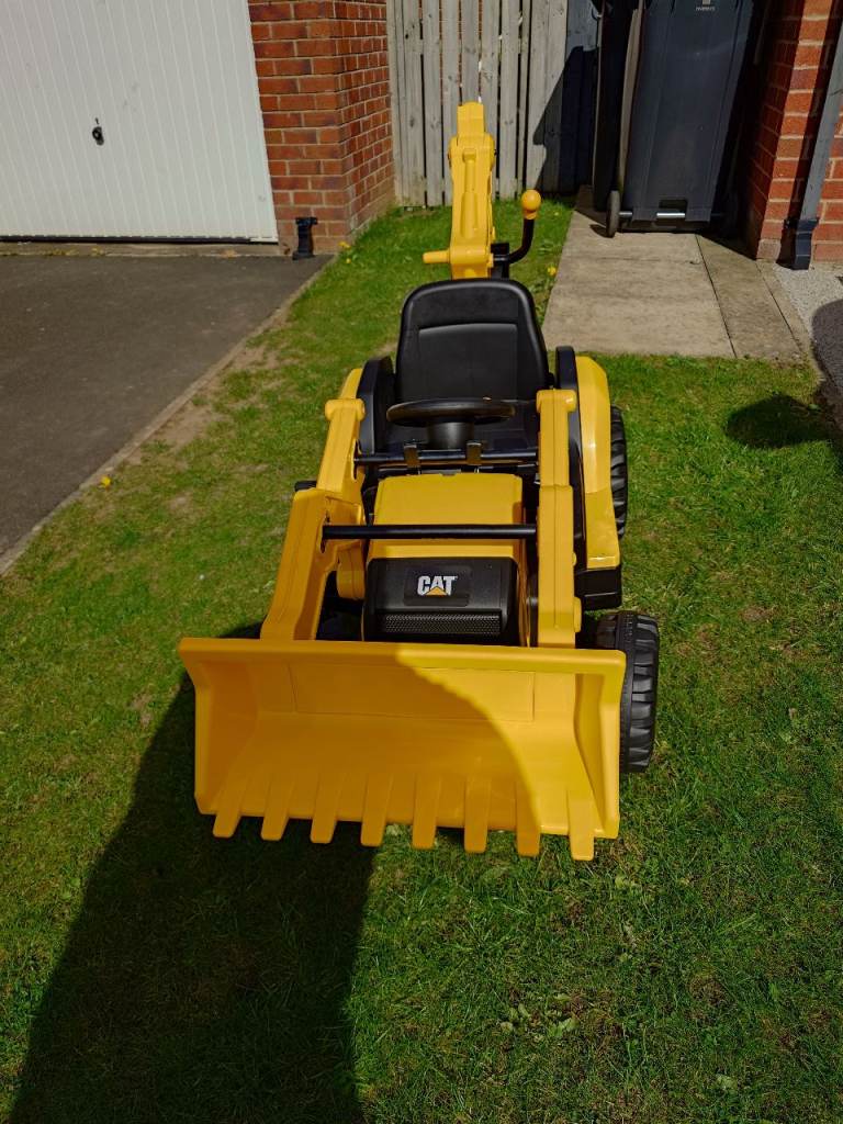 Kids 2 speed ride on excavator 