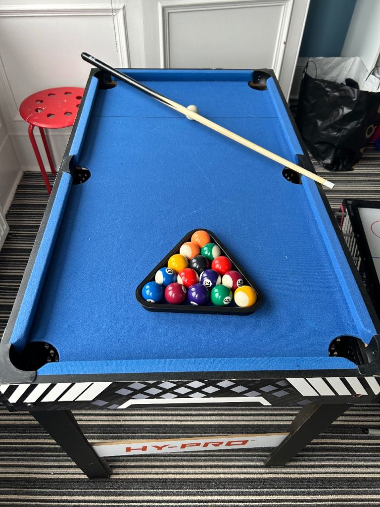 HY-PRO Multi-Game Table – Pool, Air Hockey, Football