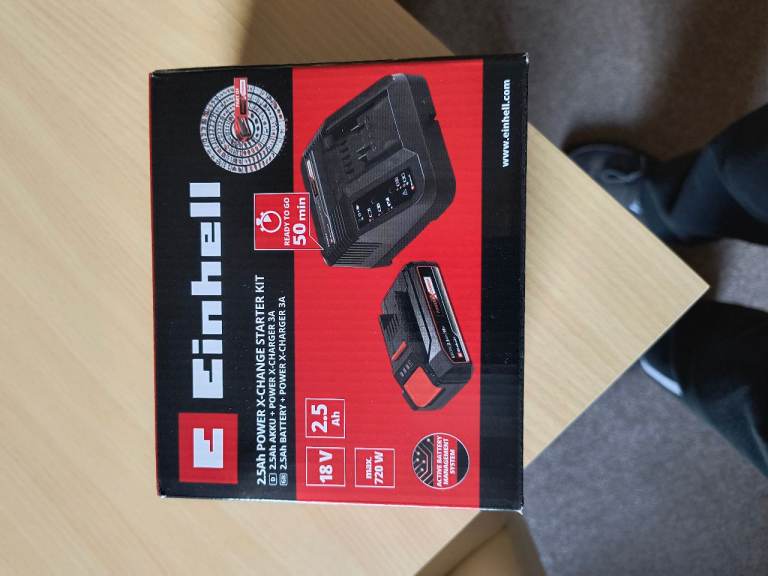 Einhell charger and battery 