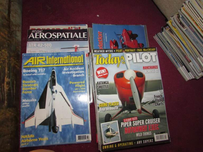 Nice Collection of 23 x Aviation, Flying, Pilot magazines (all listed)