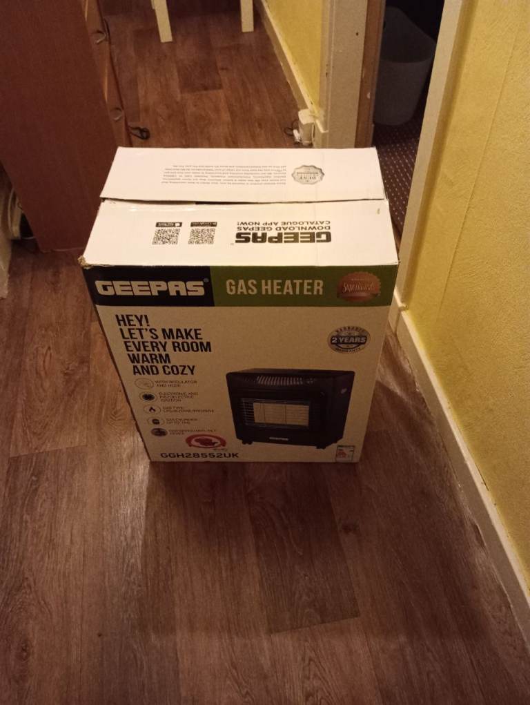 Geepas Gas Heater – Brand New in Box
