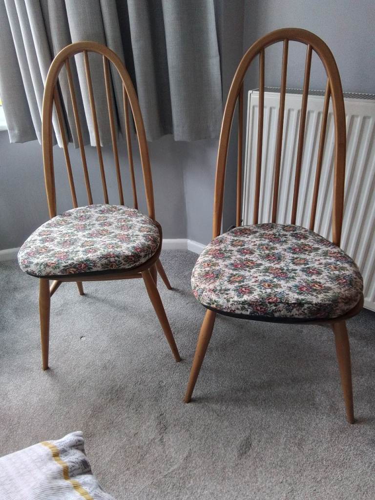 2 Ercol Quaker Dining Chairs