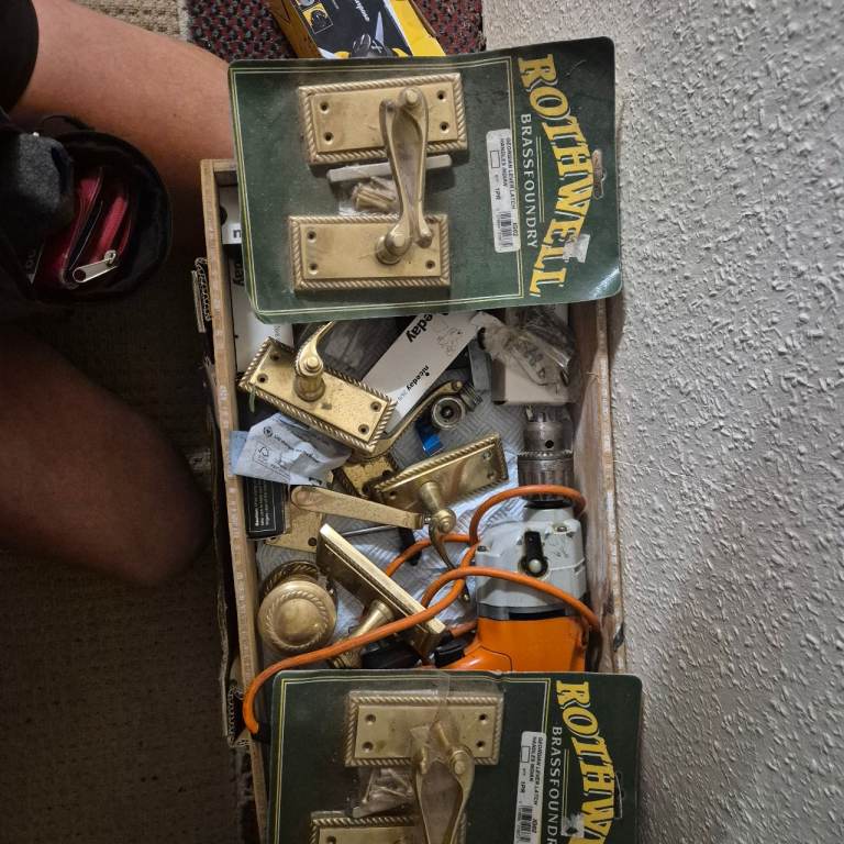 Brass door handles