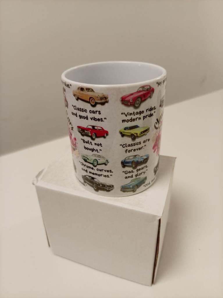 New Classic Cars Life Ceramic Coffee Mug 11oz