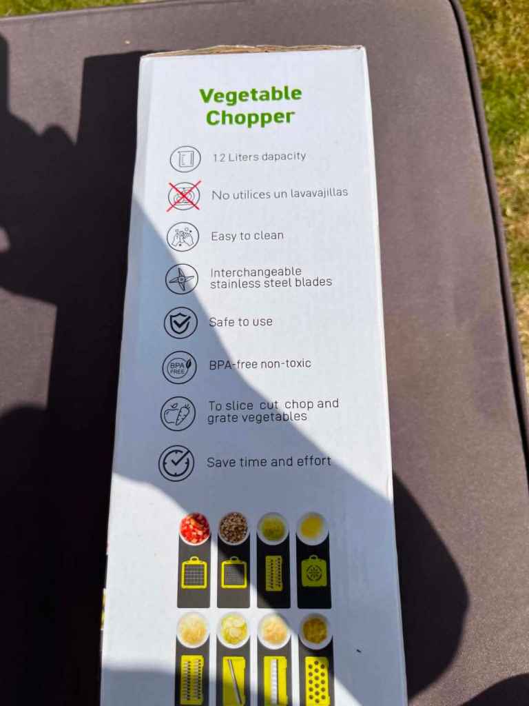NEW Vegetable Chopper - 1.2 ltr capacity