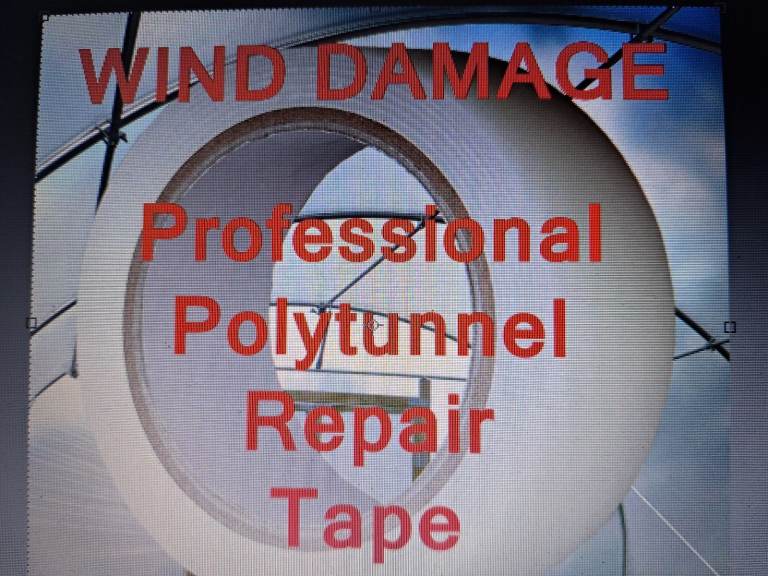 Polytunnel repair tape 25mtr roll