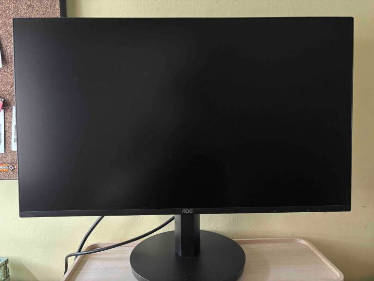 AOC Computer Monitor 24 inch with Warranty | Built-in Speakers, 120Hz, USB-C | GOOD AS NEW