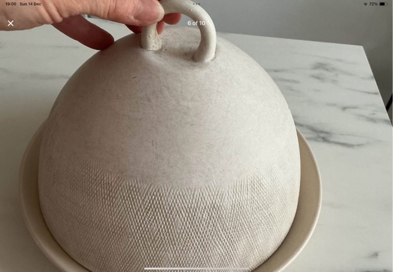 BROSTE Copenhagen Kitchen Storage Stoneware Dome