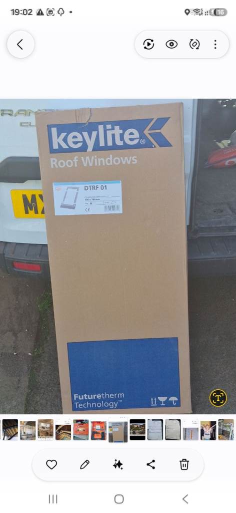 Keylite Roof Window, flashing kit - Brand New in Box