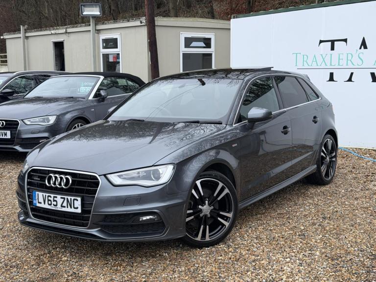 2015 Audi A3 2.0 TDI S line Sportback 5dr Diesel S Tronic quattro Euro 6 (s/s) (Nav) (18 Hatchbac...