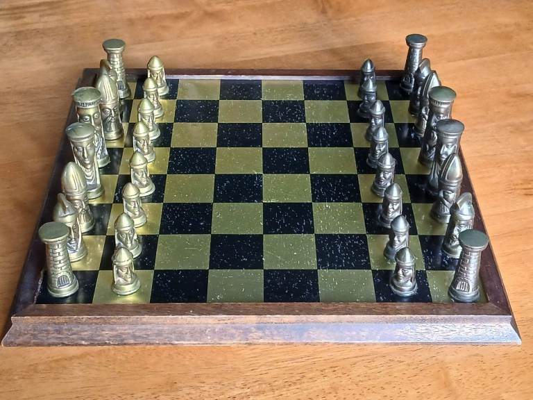 Chess Set in Peter Ganine / Tigrani style 1950's
