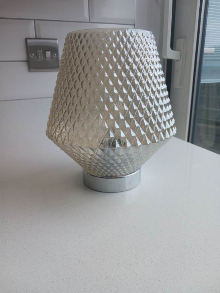 Champagne Gold Battery operated lamp