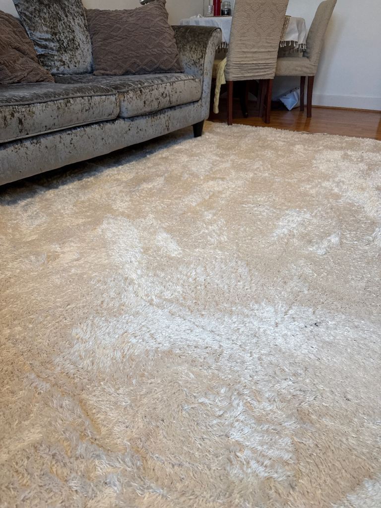 Cream rug, beige rug - Large size - Like new