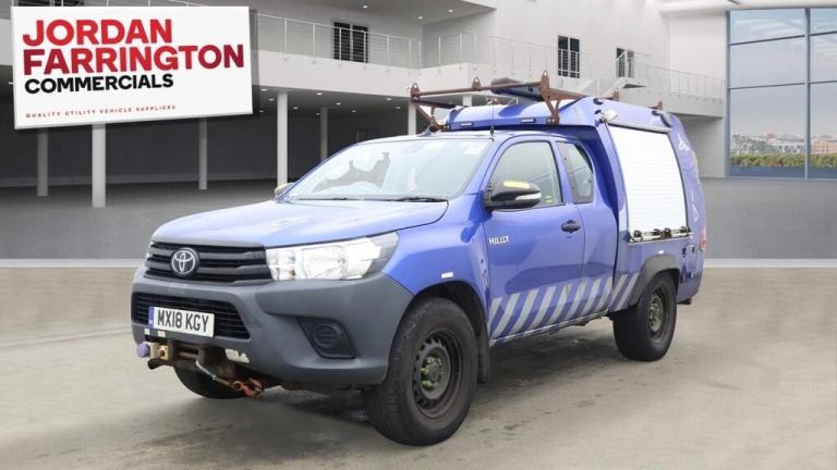 2018 TOYOTA HILUX 2.4 D-4D 4WD KING CAB UTILITY SPEC PICKUP *3.5T TOWING* *A/C*