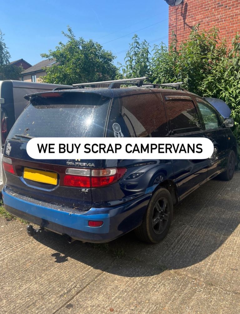 WE BUY SCRAP CAMPERVANS