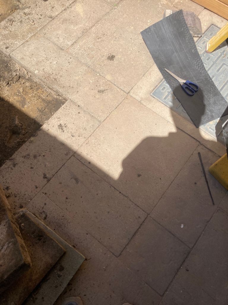 Free Patio slabs 
