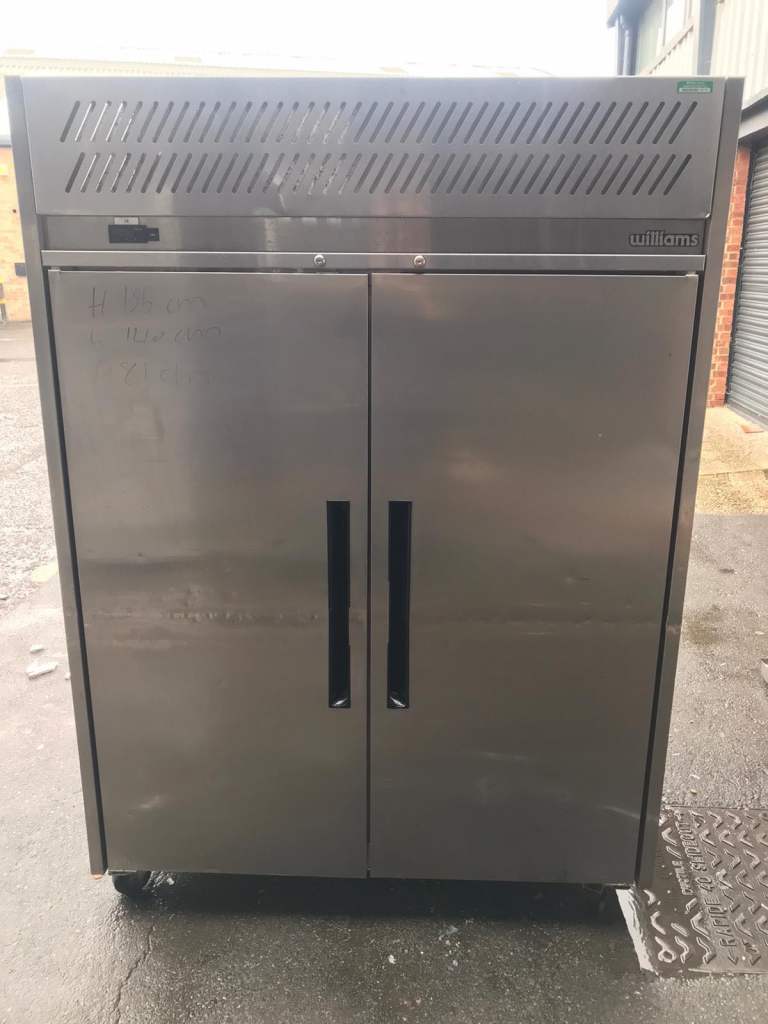 Commercial double door Williams fridge cafe shop restaurant takeaway 