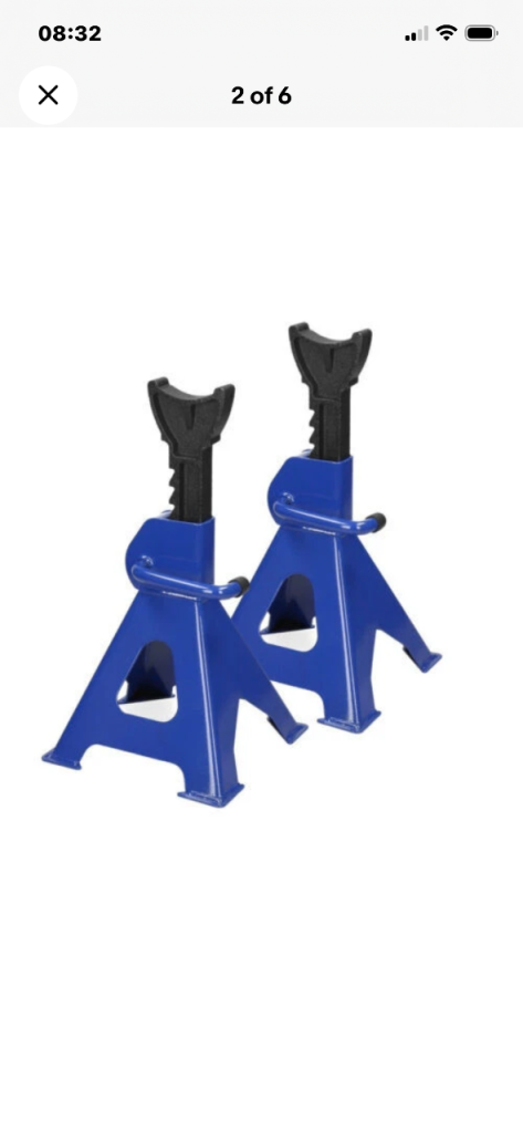 Pair of Axle stands. 3 ton. Brand new 