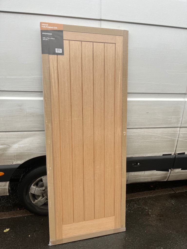 Brand new oak door 