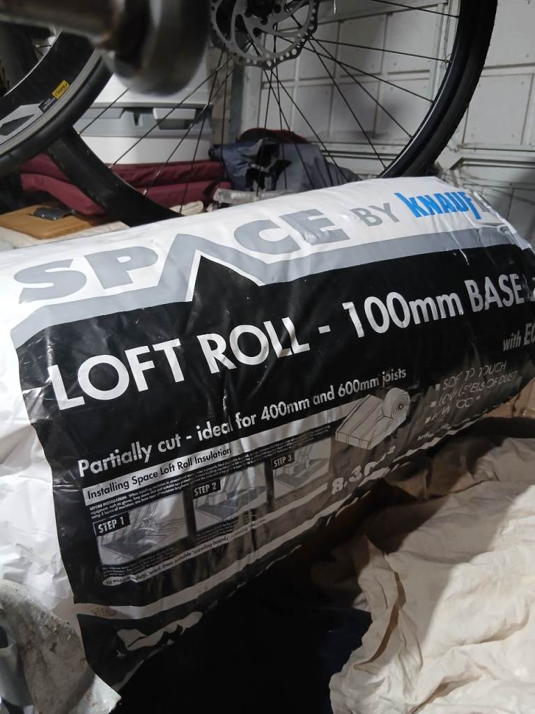 Free Knauf Space Loft Roll 100mm Insulation 