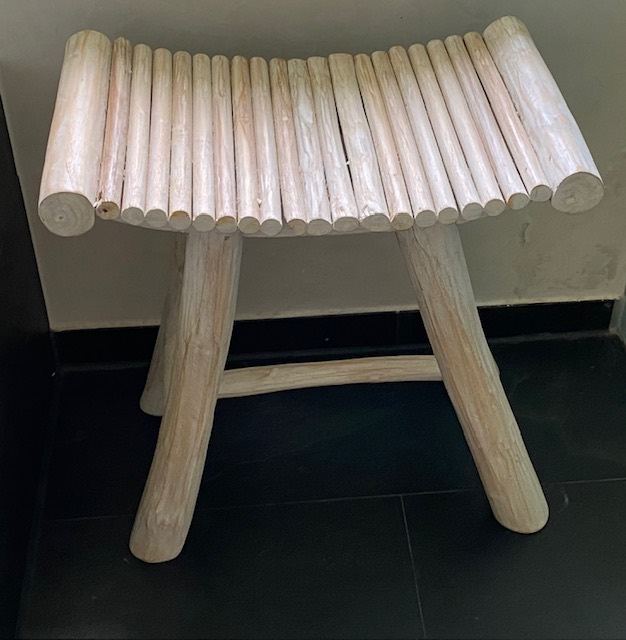 Driftwood stool