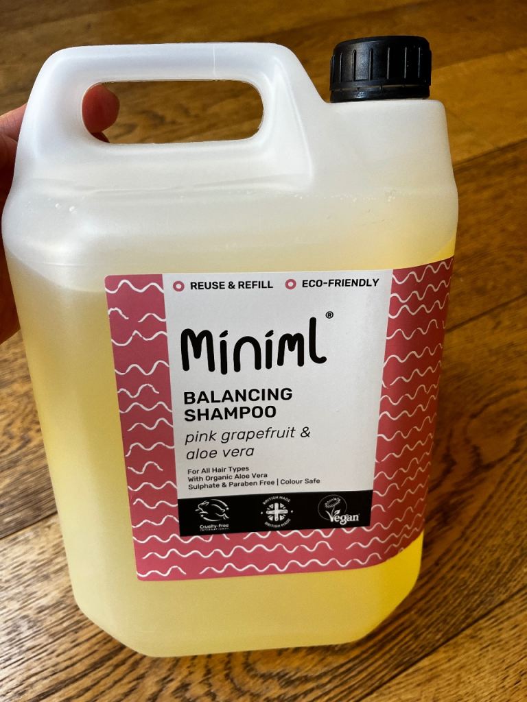 image for New 5l container Miniml Shampoo