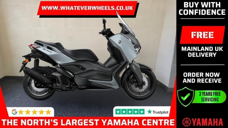 3 Years Free Servicing + £400 Accessories Yamaha X-Max 125cc Tech Max +
