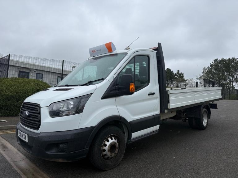 2018 Ford TRANSIT 35 XLWB DROPSIDE SCAFFOLD LORRY ULEZ COMPLIANT LOW MILEAGE TWIN REAR WHEELS DRO...