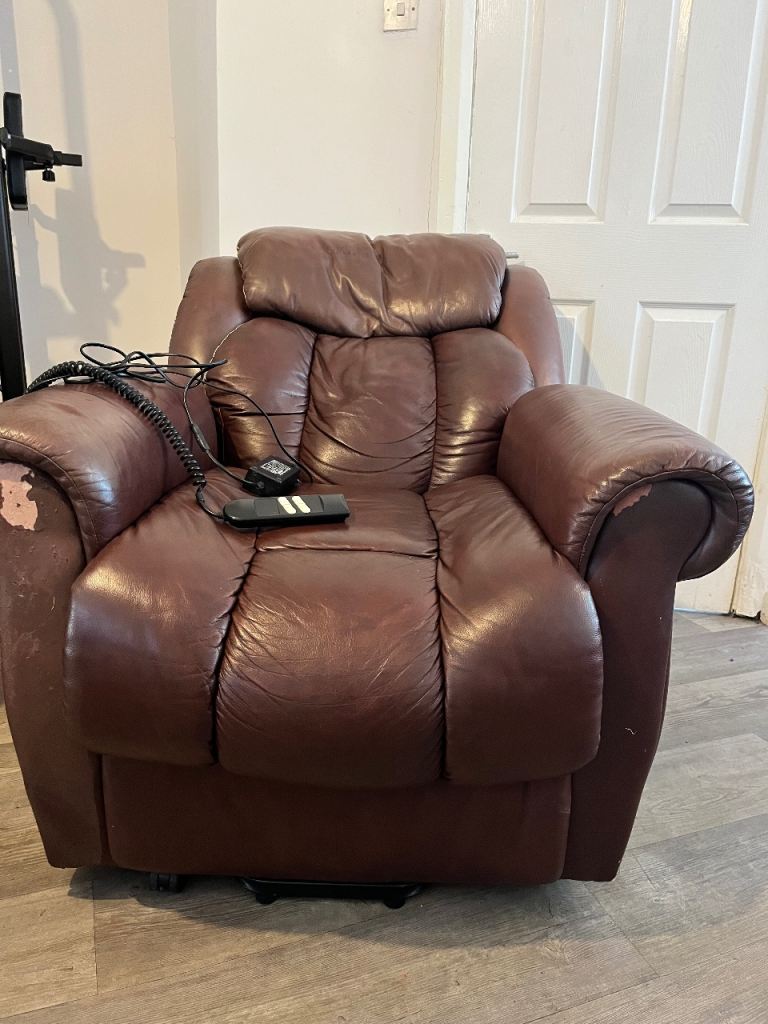 FREE Brown Reclainer Sofa - Collection Only