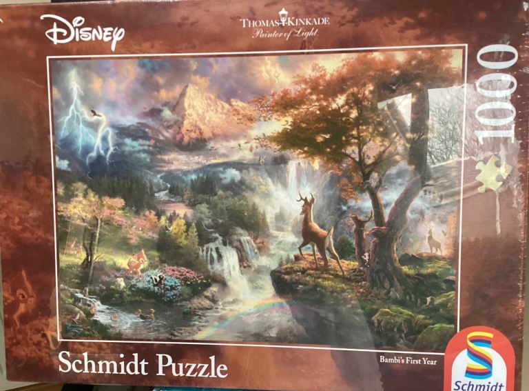 Schmidt 1000 piece jigsaw puzzle of Disneys Bambi first year