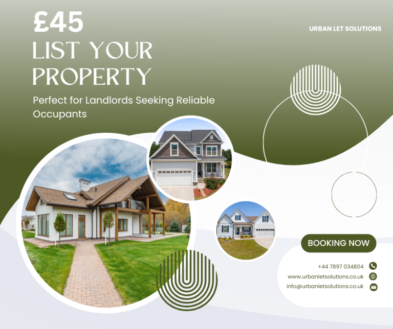 List Your Property for Just £45 – No Commission