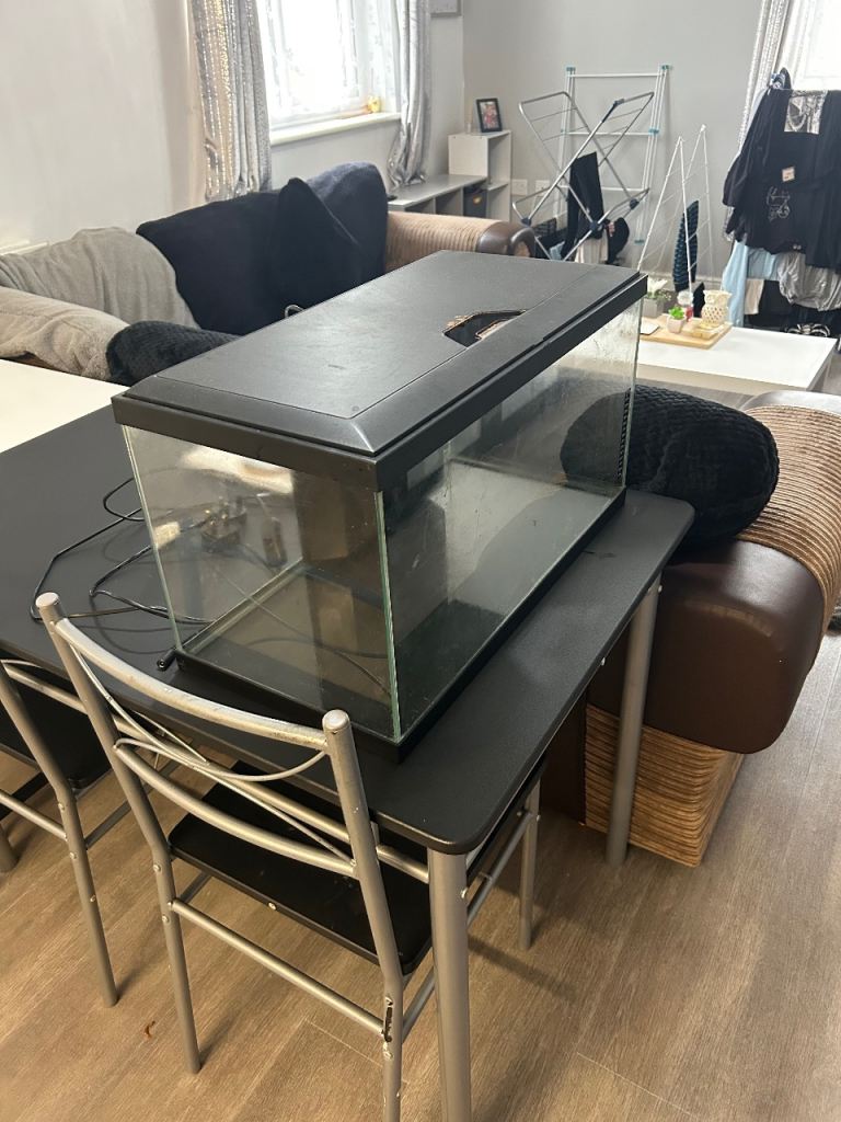 Fish Tank with Filter and Accessories