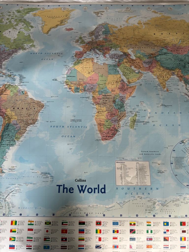 2 World Map Posters