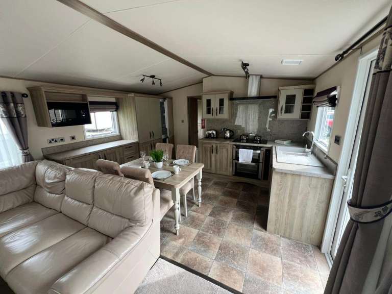 ABI Beaumont 42x14 Static Caravan — 2 Bed, including decking — Sited Nr Great Yarmouth