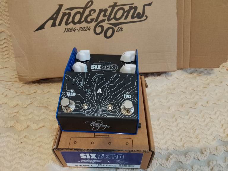 Thorpy FX Six Zero Fuzz + Tremolo Pedal. (Limited Edition for Andertons Anniversary.)