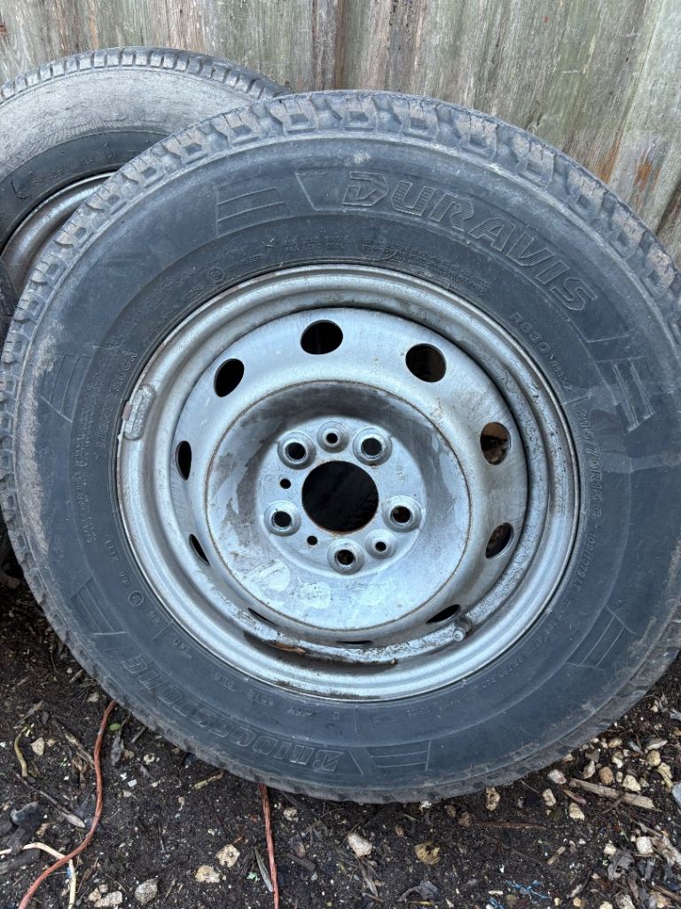 215/70 R15 Van Wheels – Set of 4 – Peugeot Boxer / Similar Vans