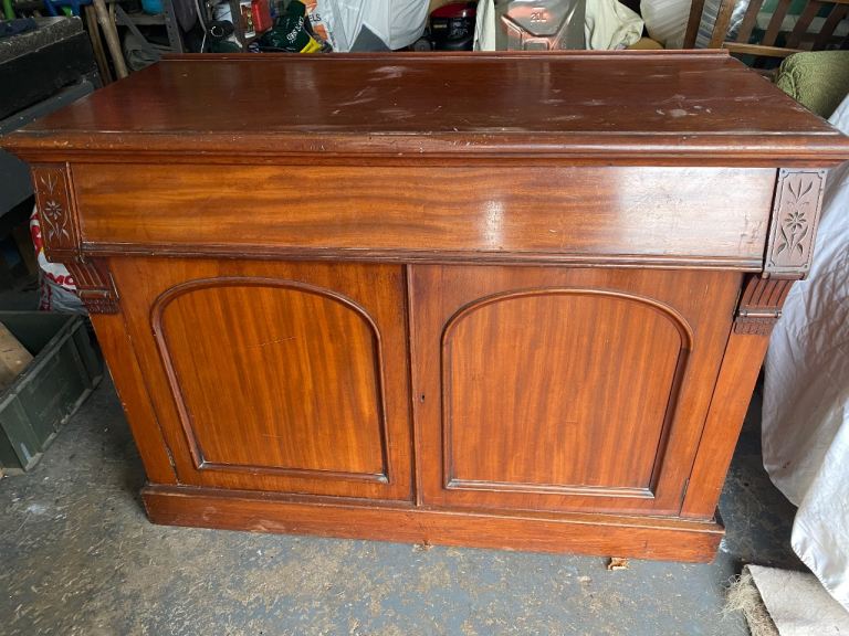Antique mahogany sideboard 