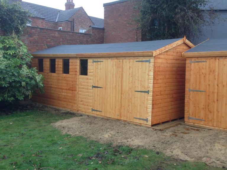 K&d bespoke sheds Ltd 20x10 apex 13mm