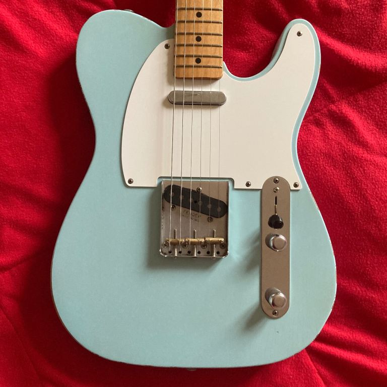Fender Vintera Road Worn 50s Telecaster Sonic Blue 50's Tele Electric Guitar Relic Gibson Epiphone