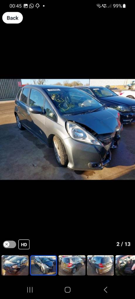 Honda jazz 2013 breaking 