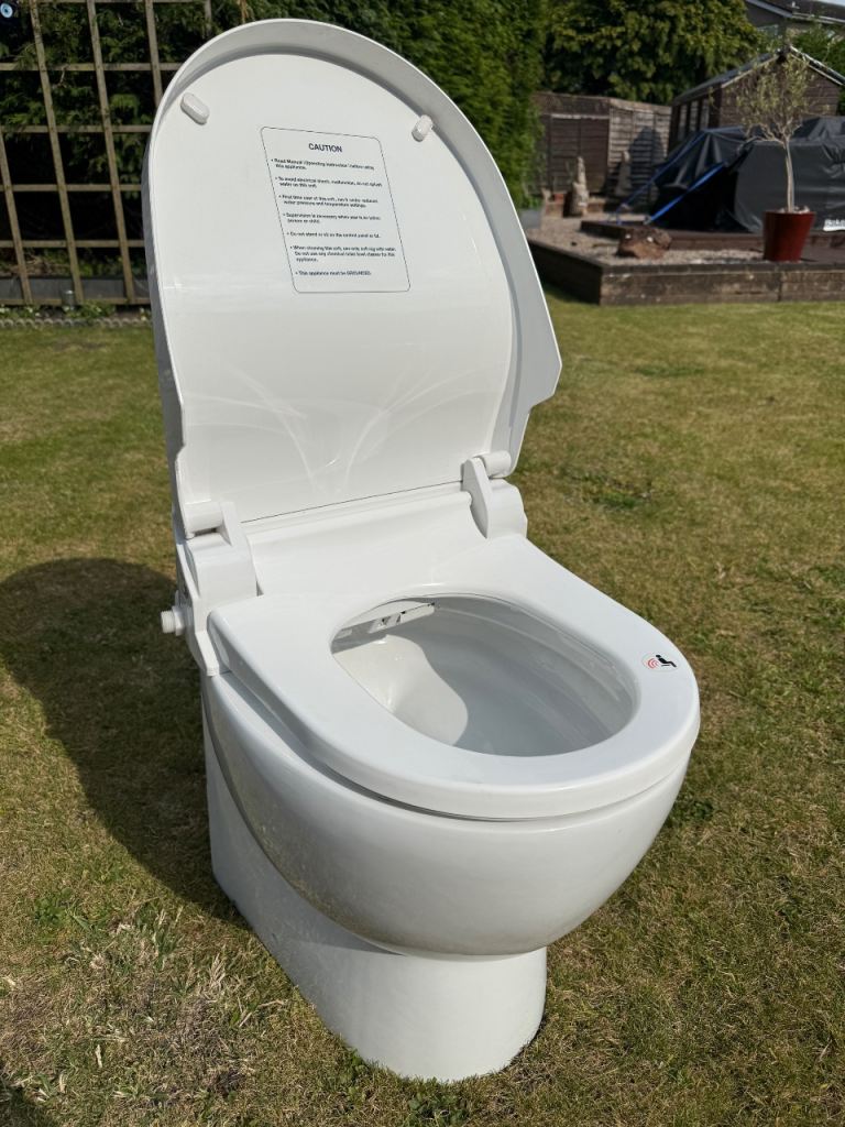4 Luxury TECMA Macerator Toilet with USPA Electronic Bidet Seat —from Sunseeker Yacht”